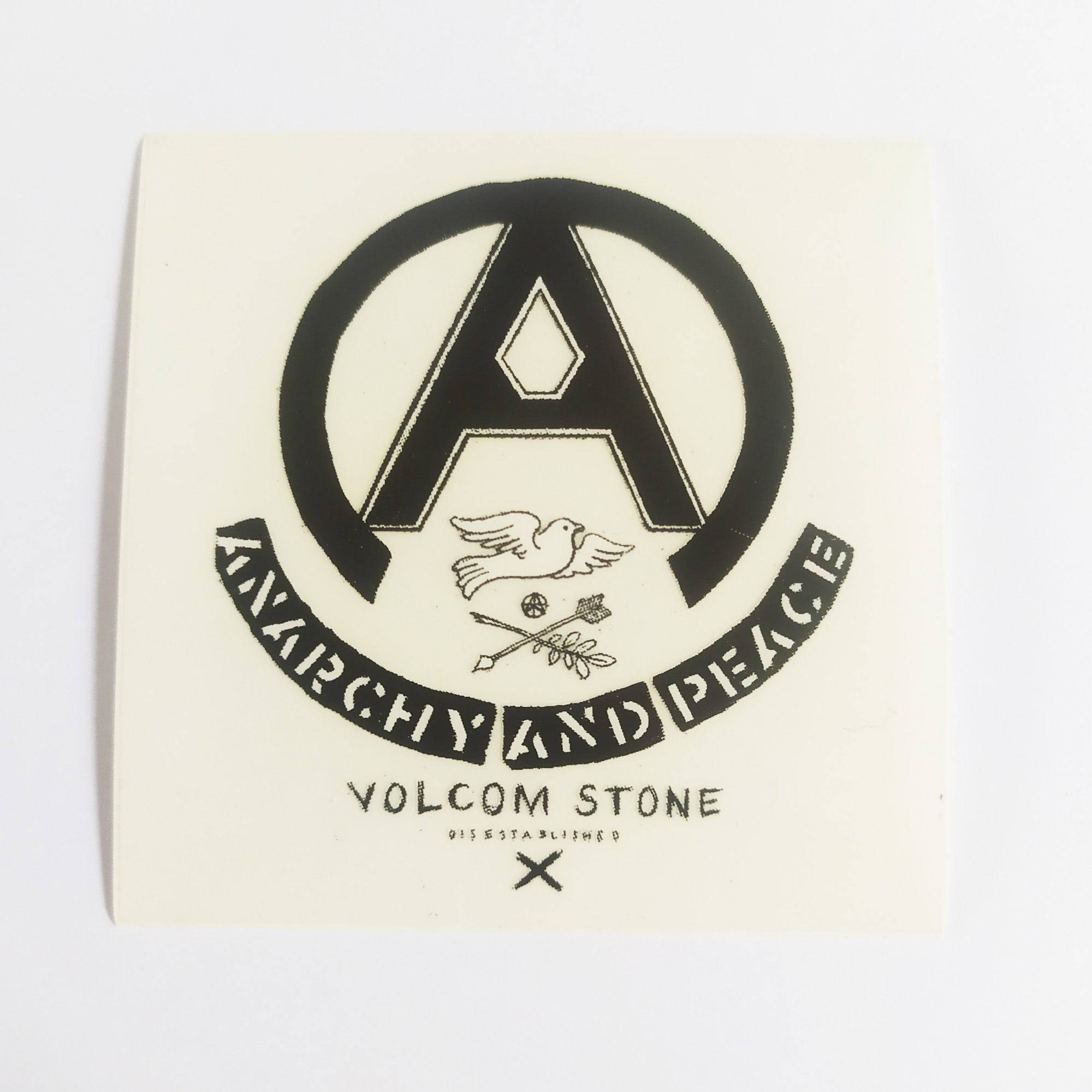 Volcom Stone Skateboard Sticker (20+ years old) - SkateboardStickers.com