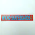 WKND Skateboards Sticker - 15 cm x 2.75 cm approx - SkateboardStickers.com