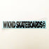 WKND Skateboards Sticker - 15 cm x 2.75 cm approx - SkateboardStickers.com