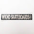 WKND Skateboards Sticker - 15 cm x 2.75 cm approx - SkateboardStickers.com