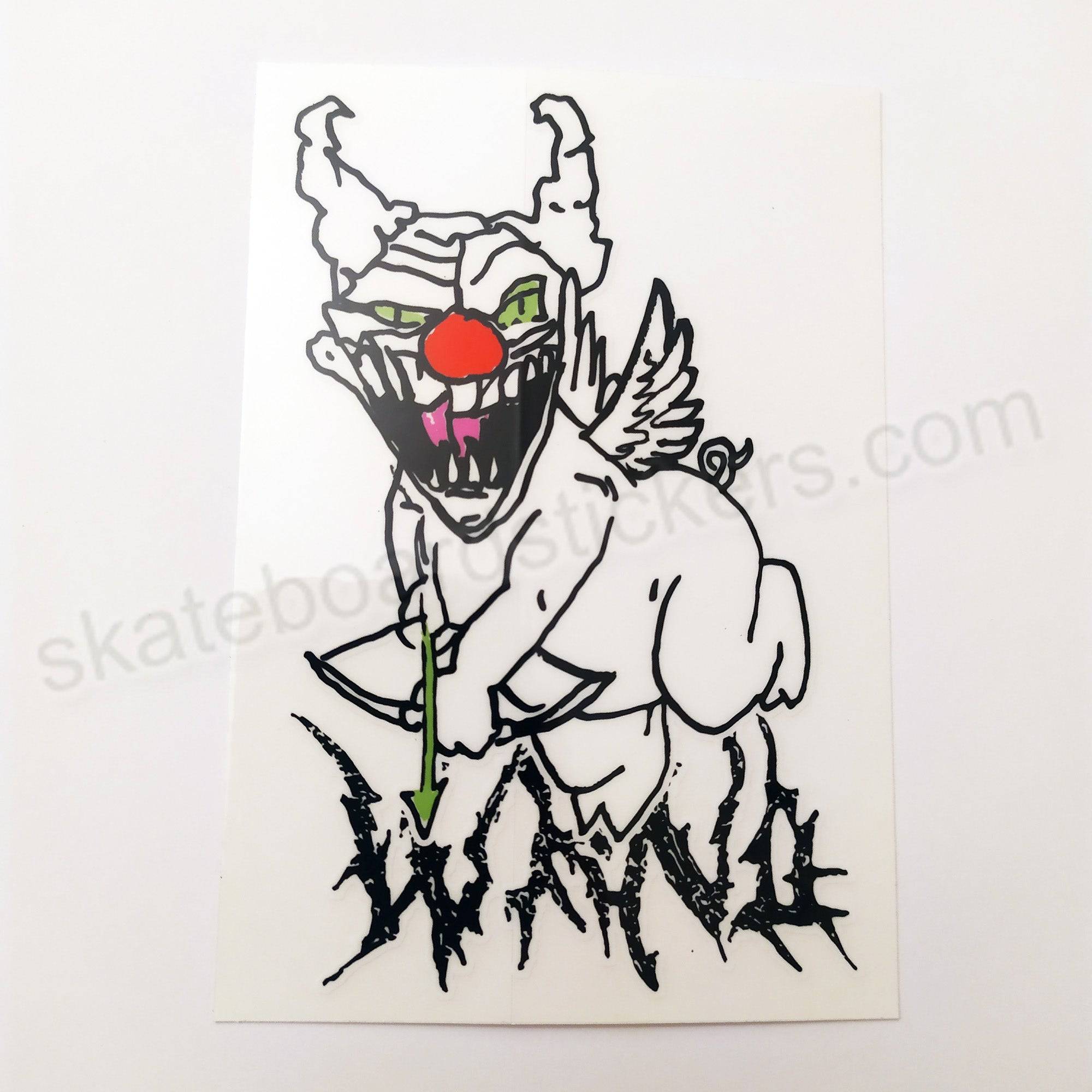 WKND Skateboards Sticker - 11 cm x 7.5 cm approx - SkateboardStickers.com