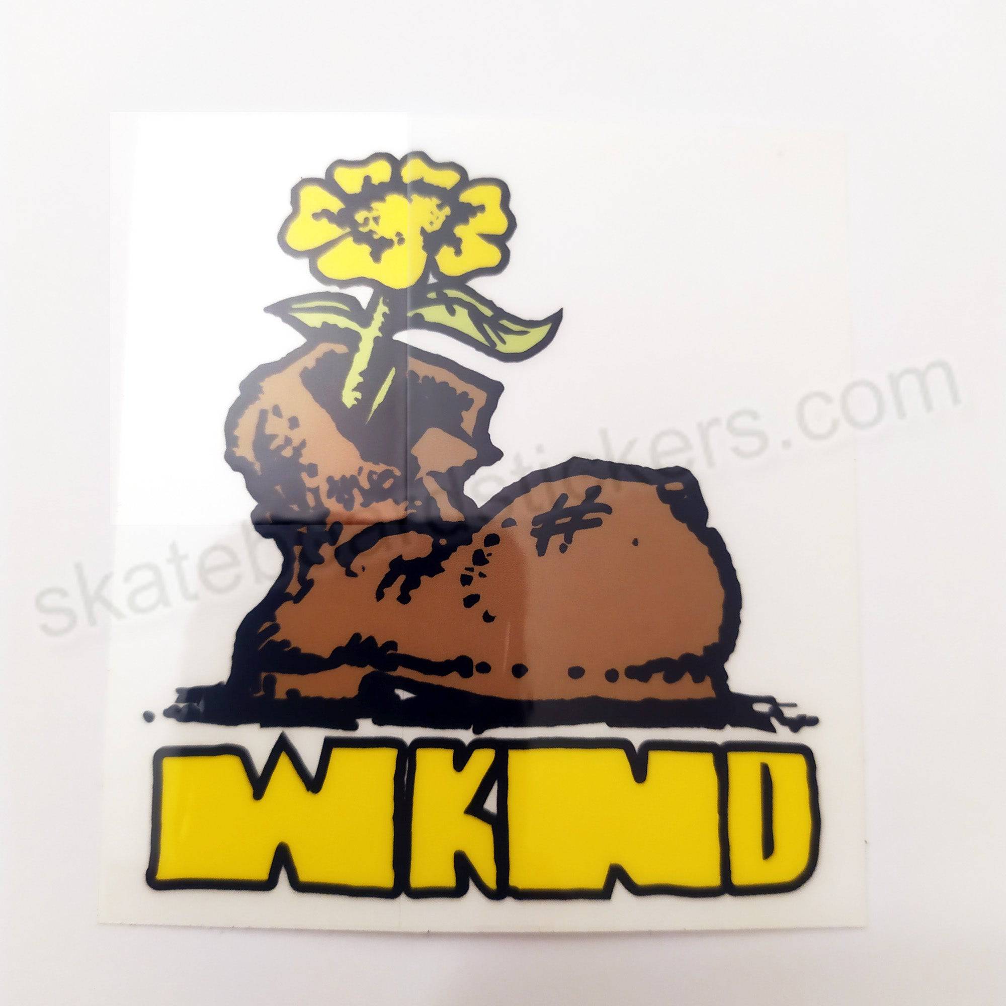 WKND Skateboards Sticker - 7.5 cm x 7 cm approx - SkateboardStickers.com