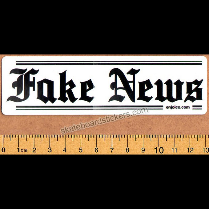 Enjoi - Fake News Skateboard Sticker