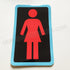 Girl Skateboard Sticker - 15.5 cm high approx - SkateboardStickers.com