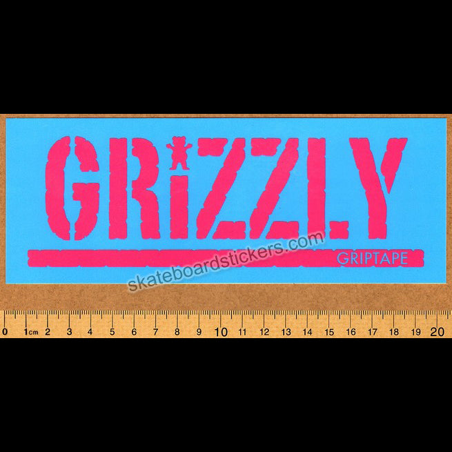 Grizzly Griptape Skateboard Sticker - SkateboardStickers.com