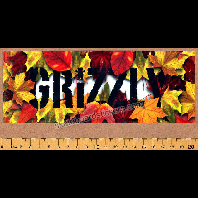 Grizzly Griptape Skateboard Sticker - SkateboardStickers.com