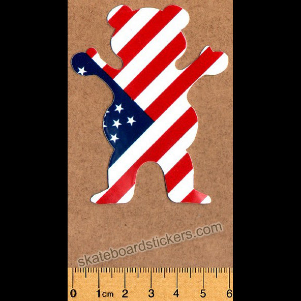 Grizzly Griptape Skateboard Sticker - SkateboardStickers.com