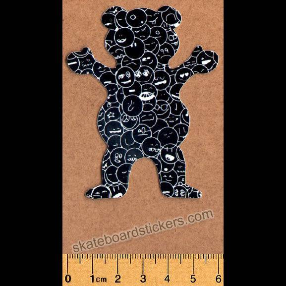 Grizzly Griptape Skateboard Sticker - SkateboardStickers.com