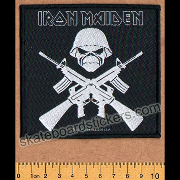 Iron Maiden Sew-on Music Patch: A Matter Of Life And Death - SkateboardStickers.com