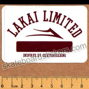 Lakai Footwear Skateboard Sticker - SkateboardStickers.com
