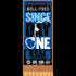 Real Skateboards - Roll Free Since Day One Skateboard Sticker - SkateboardStickers.com