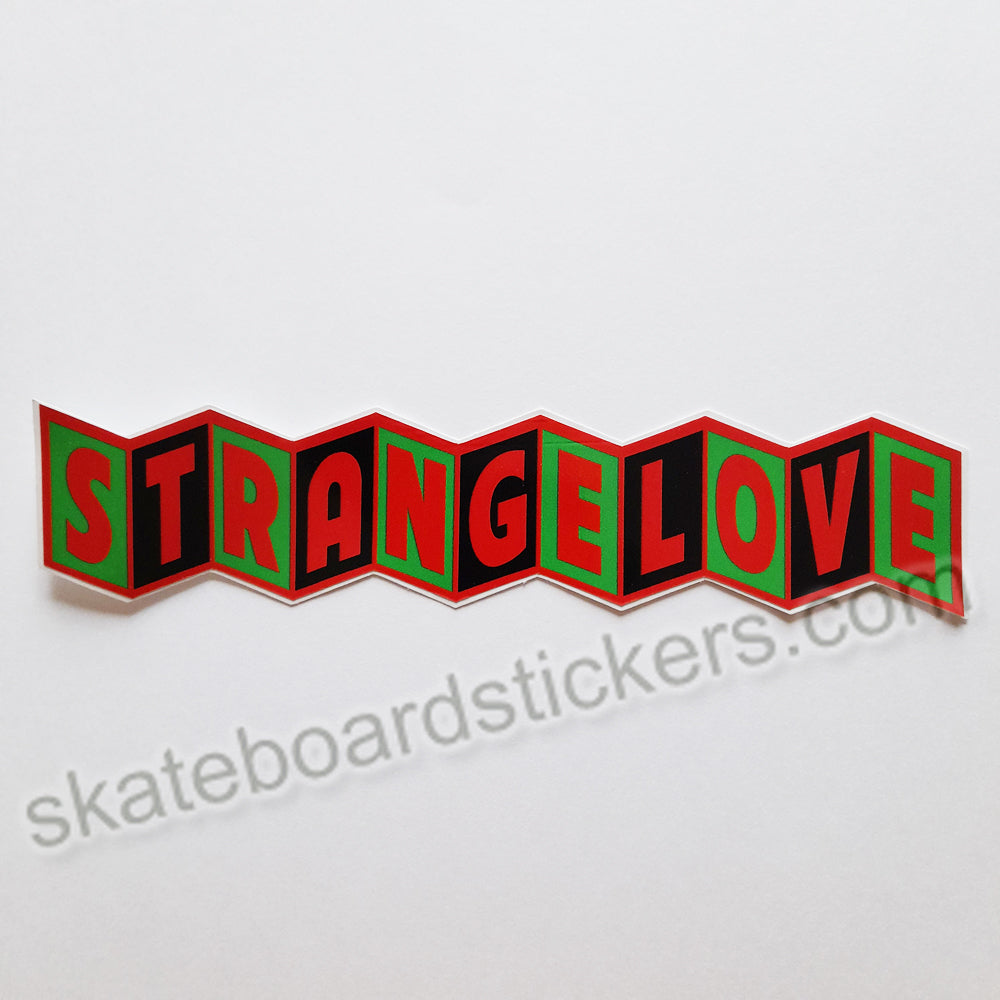 StrangeLove Skateboard Sticker