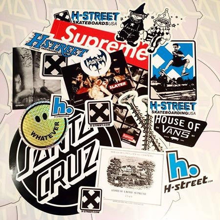 New Skate Stickers added from Supreme, Vans and H-Street Skateboards