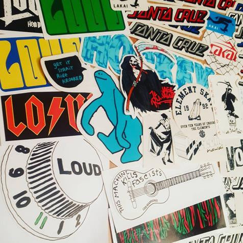 New Skate Stickers just added from Santa Cruz, Lakai and more