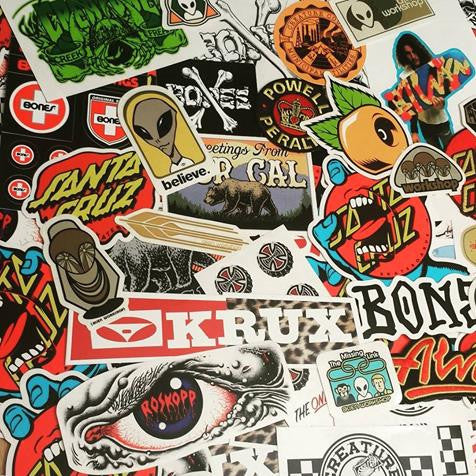 Stickers/Patches just added from Santa Cruz, Creature, Alva, Independent, Powell, Alien Workshop...