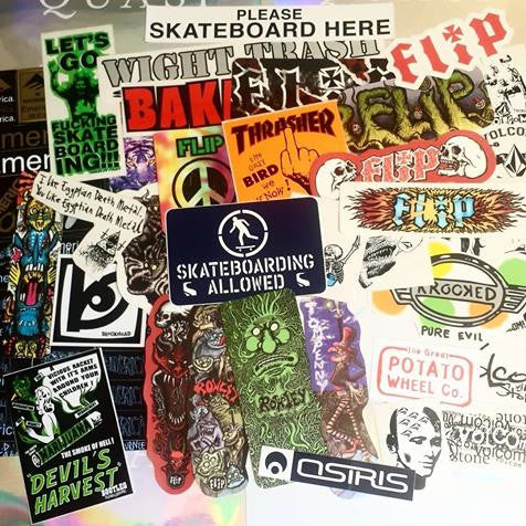 New Stickers just added from Flip, Thrasher, Volcom and more...