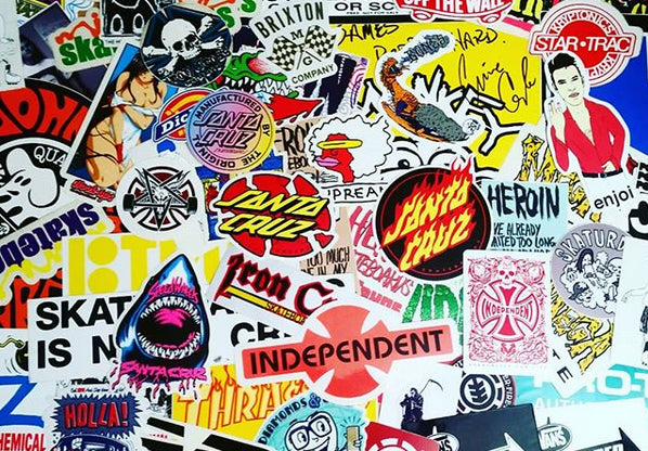 Over 100 more skate stickers just added!