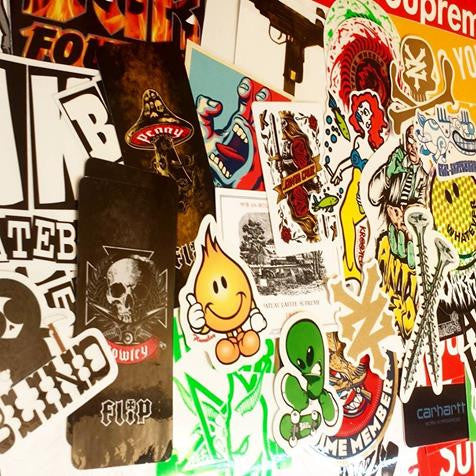 Over 40 Skateboard Stickers just added to www.skateboardstickers.com