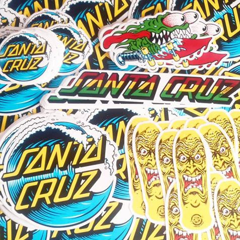 Santa Cruz Stickers back in stock
