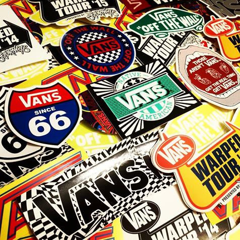Lots of Vans Stickers just added to SkateboardStickers.com