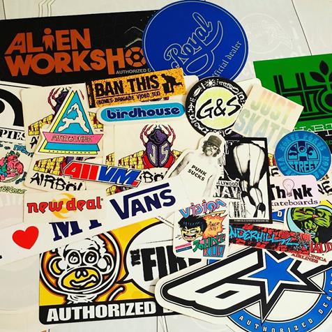 Rare Old School Skateboard Stickers & Authorized Dealer Window Stickers just added.