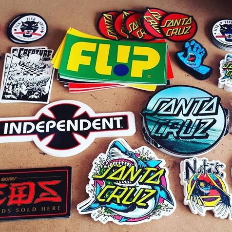 Brand New Stickers and Patches from Santa Cruz, Independent and more