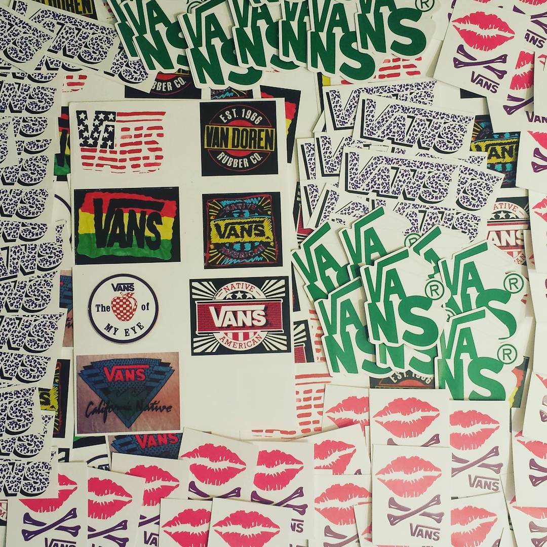 Rad Skate Stickers from Vans just added!