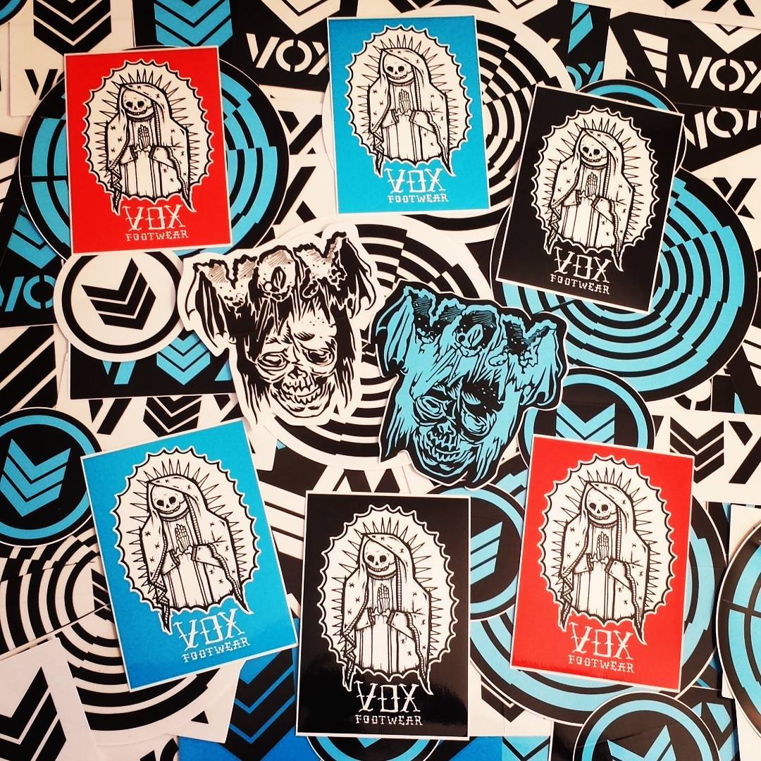 Vox Skate Shoes Stickers just added!