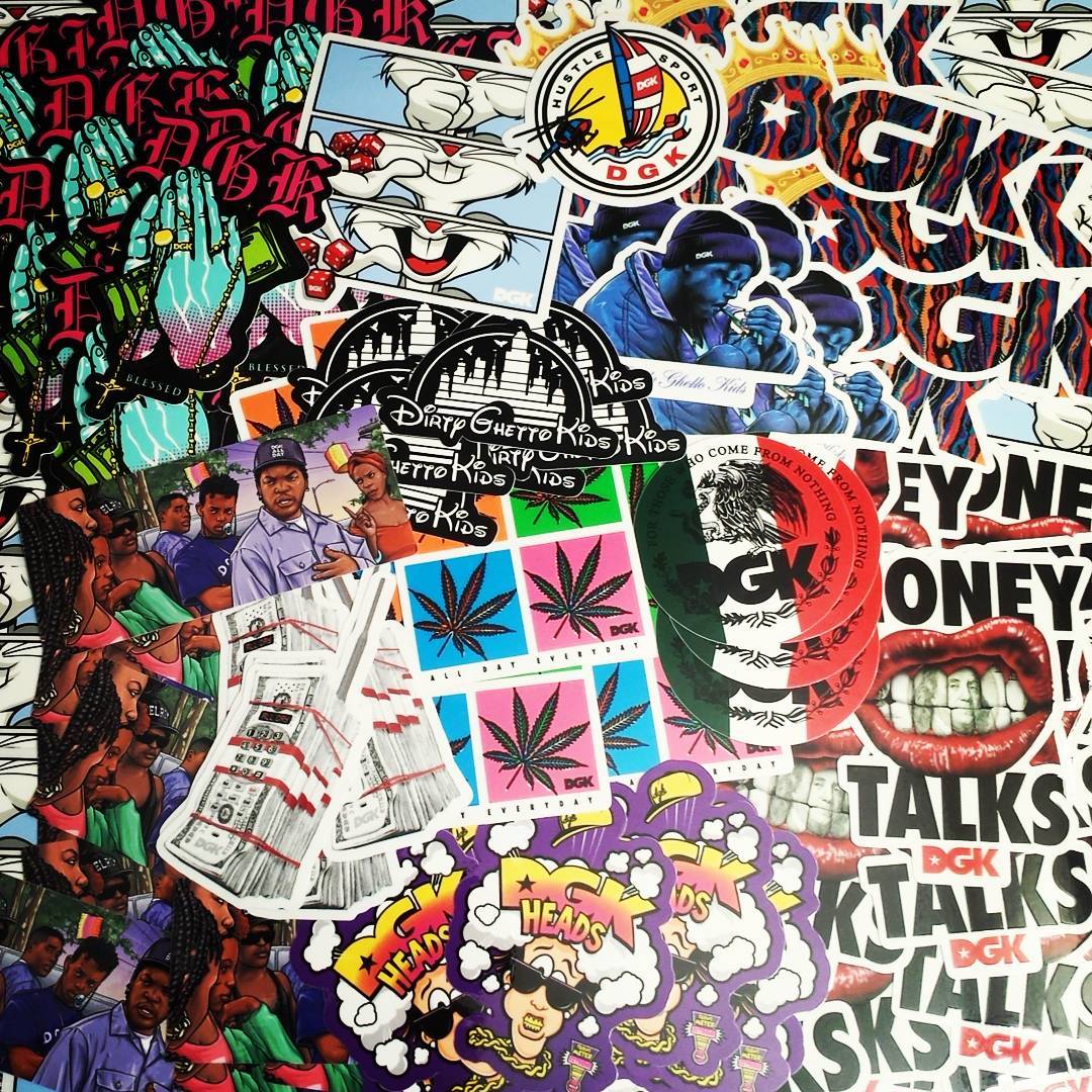 A bunch of fresh DGK stickers have just been added