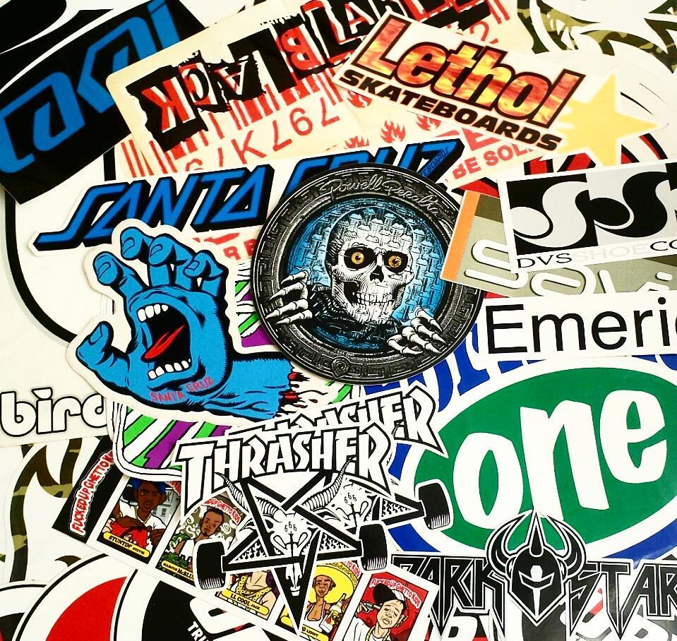 Lots of BIG Skate Stickers just added to our store