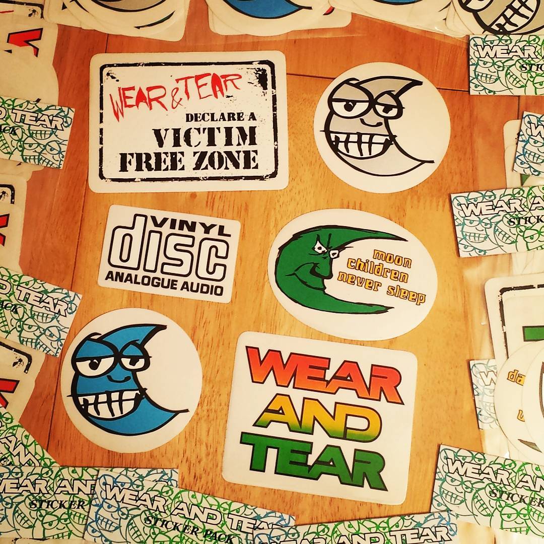 Wear and Tear Skateboard Stickers / Sticker Packs available now!