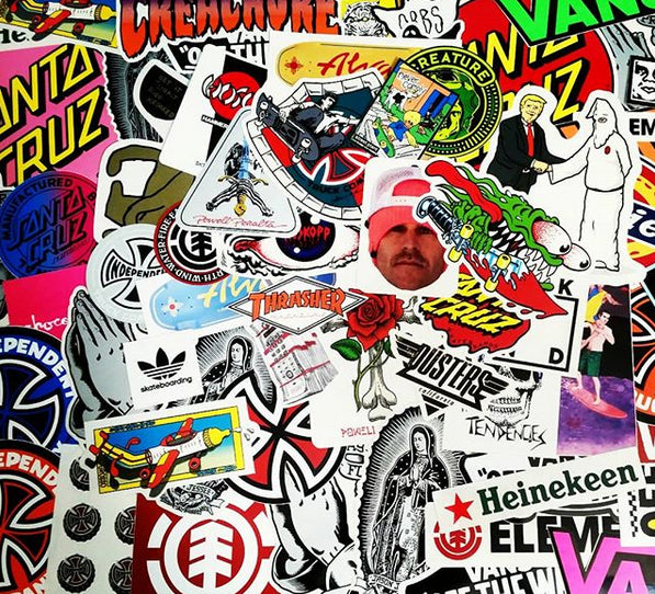 More stickers just added from Powell, Santa Cruz, Thrasher etc.