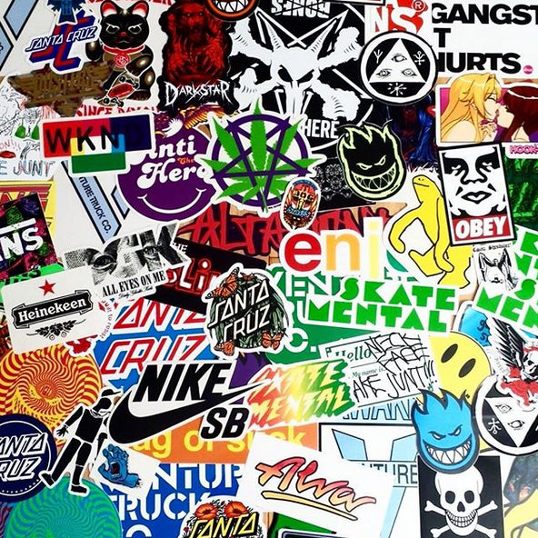 Tons of stickers just added to skateboardstickers.com. Be quick!!