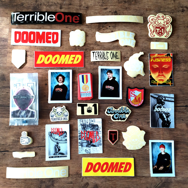 New BMX Stickers & Patches just added from Doomed Brand, S&M, Terrible One & United