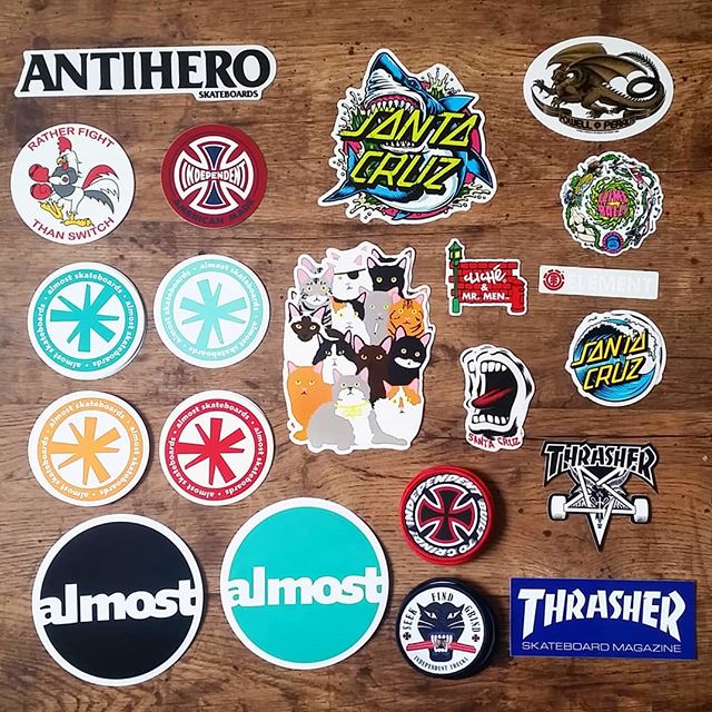 More Skate Stickers And Patches Added From Santa Cruz, Thrasher And More