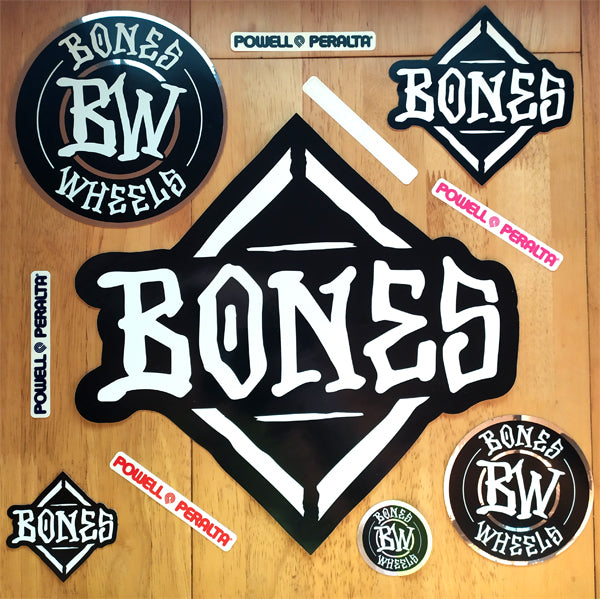 Newly added Stickers from Bones Wheels and Powell Peralta