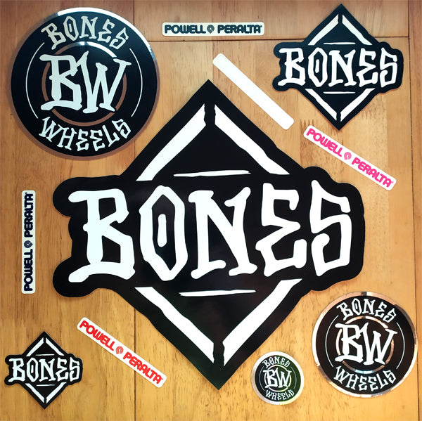Newly added Stickers from Bones Wheels and Powell Peralta