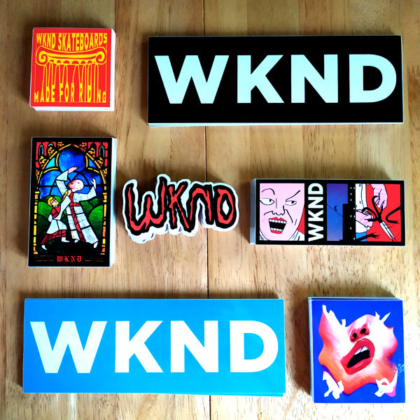 Brand New Skate Stickers from WKND just added!