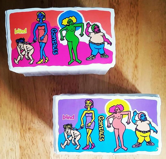 Blind Skateboards Mark Gonzales 'Colored People' stickers now in.