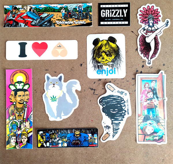 FREE SKATEBOARD STICKERS!! - THIS WEEKEND ONLY!!