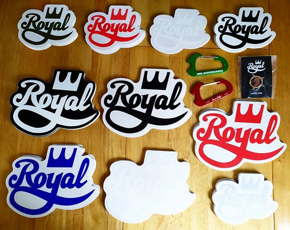 New Stickers from Royal Trucks, plus 'Metal' Pin (slayer tribute)