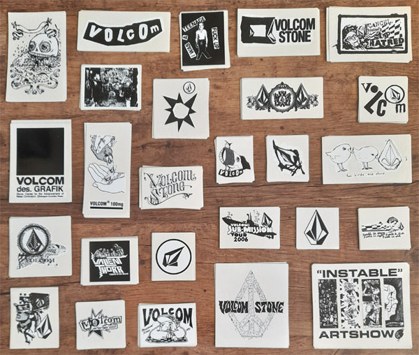 Loads of Volcom Stickers just added!