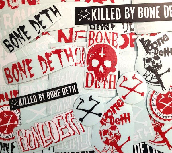 Bone Deth BMX Stickers just added