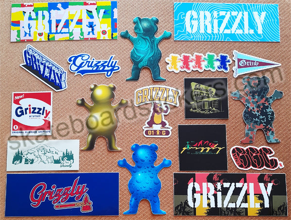 Grizzly Griptape Stickers Just Added!!