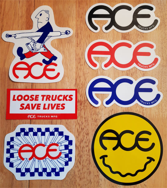 New Stickers from Ace Trucks just added!