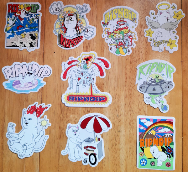 Brand New RIPNDIP Stickers just added!