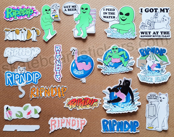 New Rip N Dip Skate Stickers just added!