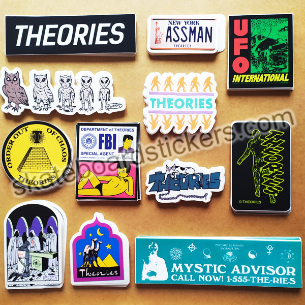 Theories of Atlantis Skate Stickers just added!
