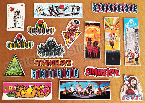 Brand New StrangeLove Stickers featuring RAY BARBEE!!