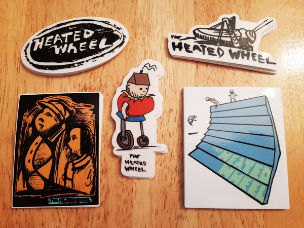 The Heated Wheel Skateboard Stickers just added!